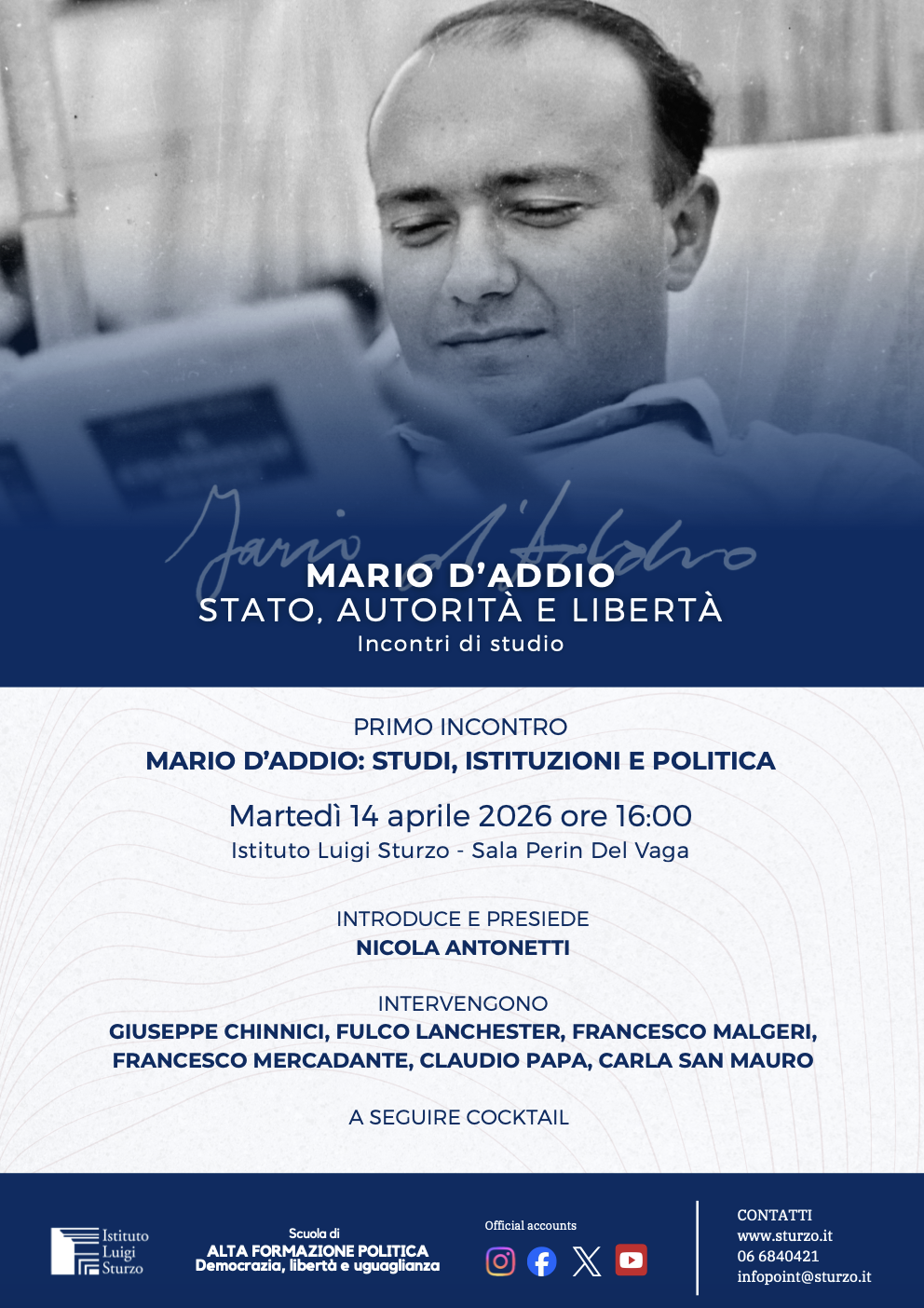 Mario D'Addio. Stato, autorità, libertà